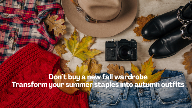 How to transition your summer wardrobe into fall without buying everything new
