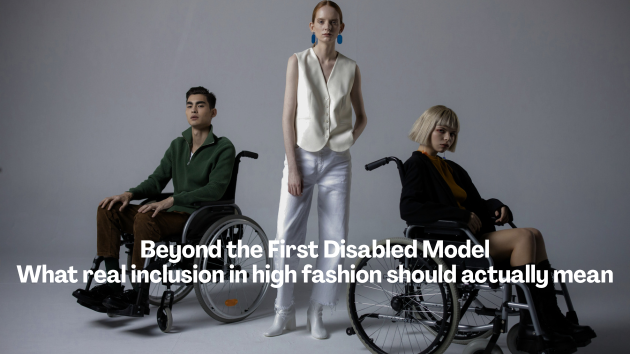When high fashion finally puts disabled models on the runway, is it enough?